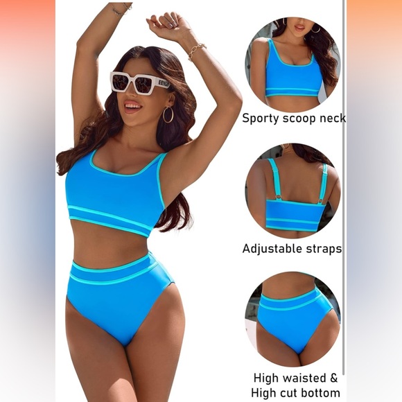 High Waisted/High Cut Bikini - Picture 4 of 10